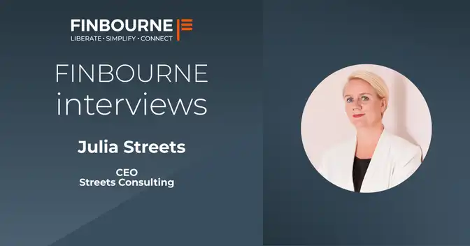 FINBOURNE Interviews Julia Streets, CEO of Streets Consulting, tech champion and host of the DiverCity Podcast       